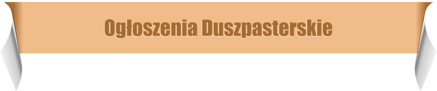 Ogoszenia Duszpasterskie